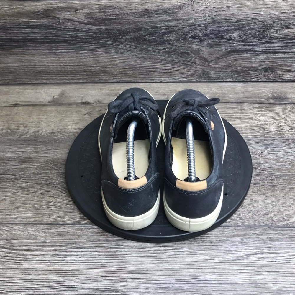 ECCO Soft 7 Casual Leather Shoes Black White Men’s Size 8 - Picture 4 of 9